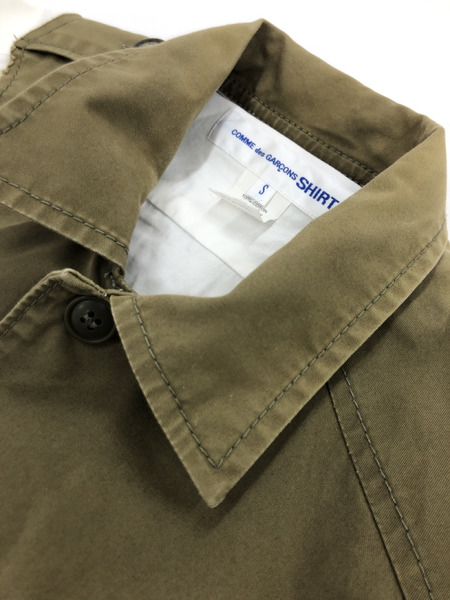 COMME des GARCONS SHIRT Pocket Assembled Shirt S カーキ[値下]