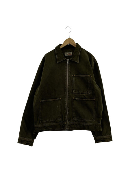 STUSSY 24SS Denim Zip Work Jacket L