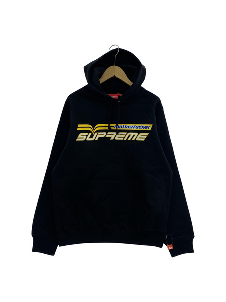 19SS/Supreme/ Motherfucker Hooded Sweatshirt/M/BLK