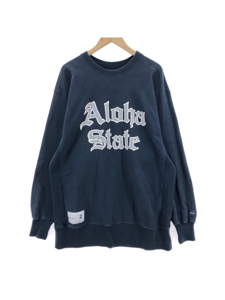 DESCENDANT ALOHA STATE CREW NECK SWEATSHIRT（2）