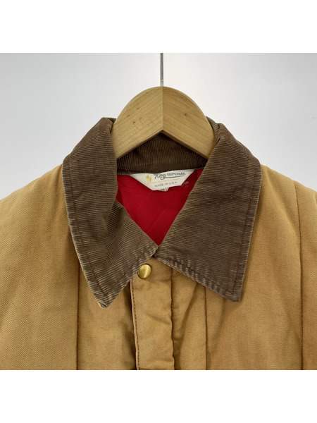 70s頃 Key imperial USA製 中綿入リ ダックジャケット (XL-R) ブラウン