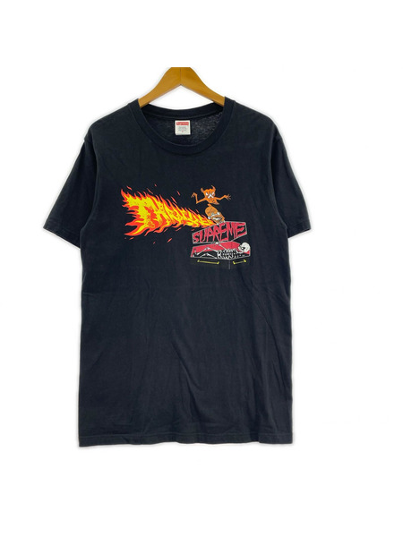 Supreme×THRASHER Back Tail Tee S ブラック