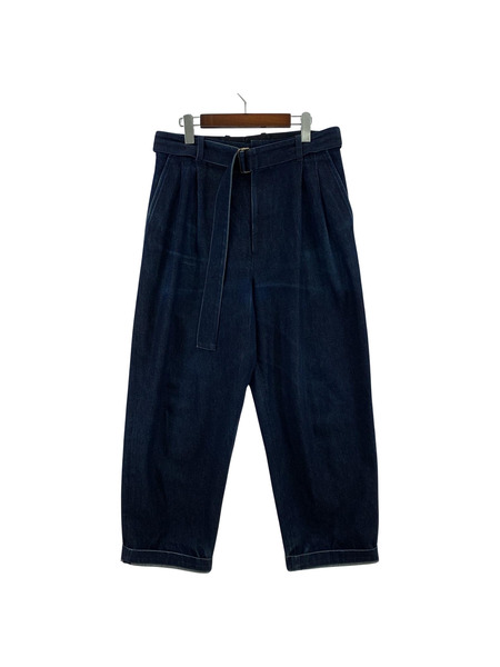 stein BELTED WIDE STRAIGHT DENIM TROUSERS（M）[値下]