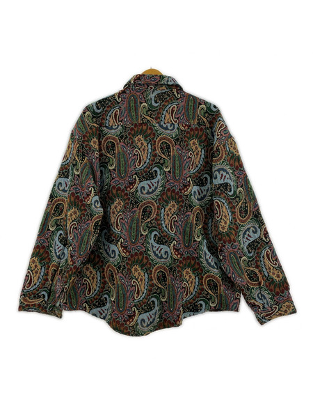 VOO 長袖シャツ ペイズリージャガード