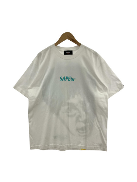 SAPeur×浜田雅功/23SS/Tシャツ/白/L