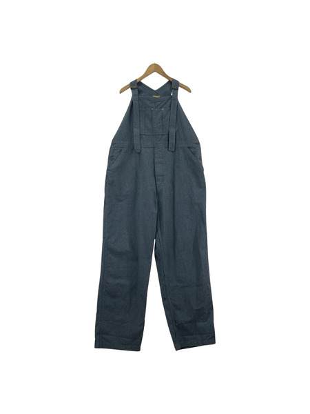 Nigel Cabourn NEW DUNGAREE BROKEN TWILL ブルー 50