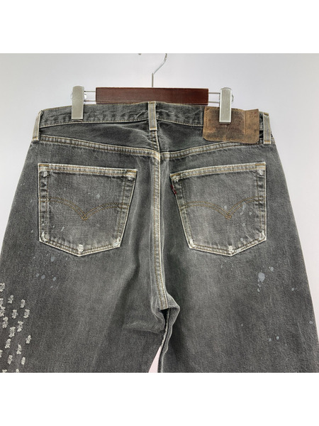 Levi's 501 90-00s USA製 後染メ リメイク ブラック W34