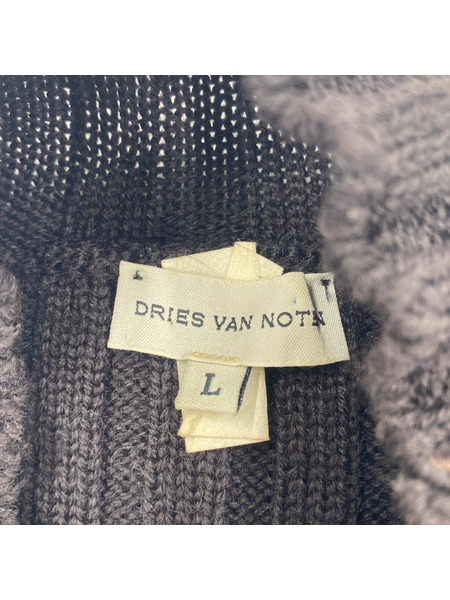 DRIES VAN NOTEN ニット・セーター 90s~00s モックネック(L)BRW