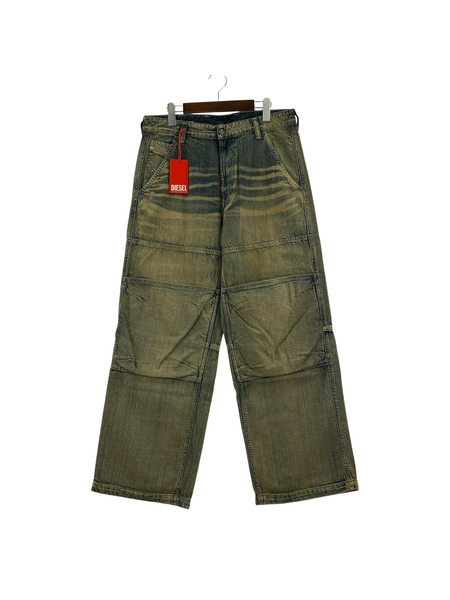 DIESEL デニム・ジーンズ D-SHIFT A17295 Relaxed Jeans ニーポケット
