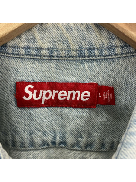 Supreme 長袖シャツ small box denim shirt