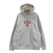 Supreme Cross Box Logo Hooded Sweatshirt(XL)