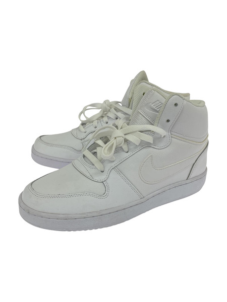 NIKE　EBERNON MID WHITE ANTHRACITE TEAM RED