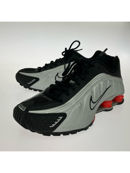 NIKE スニーカー Shox R4 OG Black and Metallic Silver
