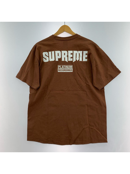 Supreme 22ss Still Talking Tee M ブラウン