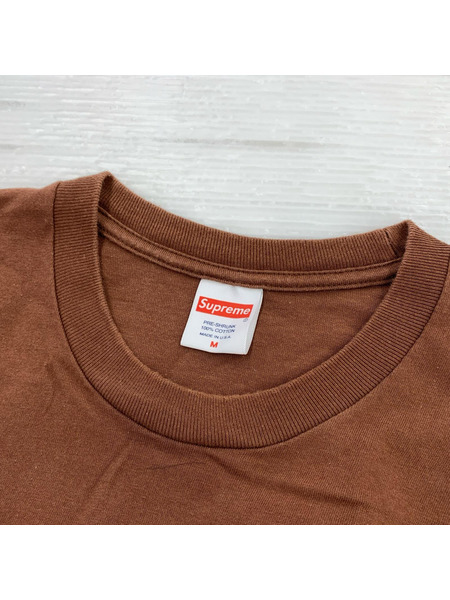 Supreme 22ss Still Talking Tee M ブラウン