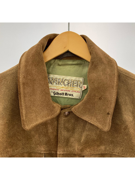 schott レザージャケット 70s~ RANCHER スエードトラッカージャケット 42