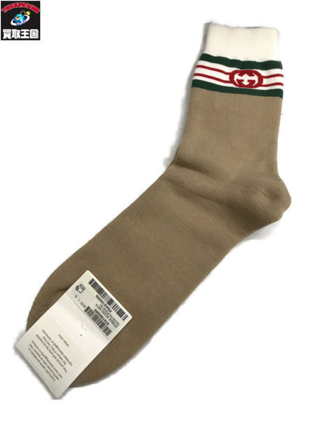 GUCCI/INTERLOCKING G STRIPE COTTON Socks