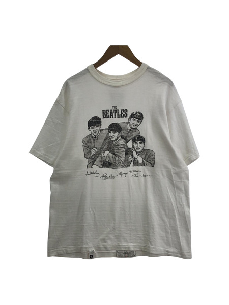 HUMAN MADE THE BEATLES S/SプリントTee（XL）白