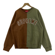 Supreme SPLIT CREWNECK SWEATSHIRTS M 18AW