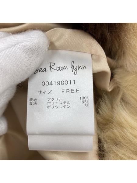 SeaRoomlynn ジャケット searoomlynn ECOファーショートcollarコート COW