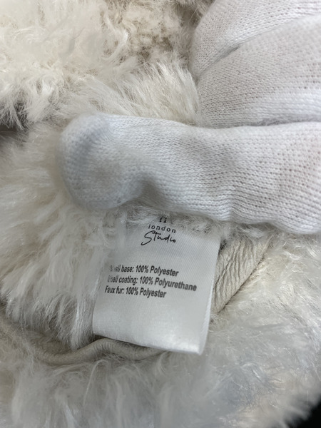 Urbancode フェイクムートンジャケット S アイボリー