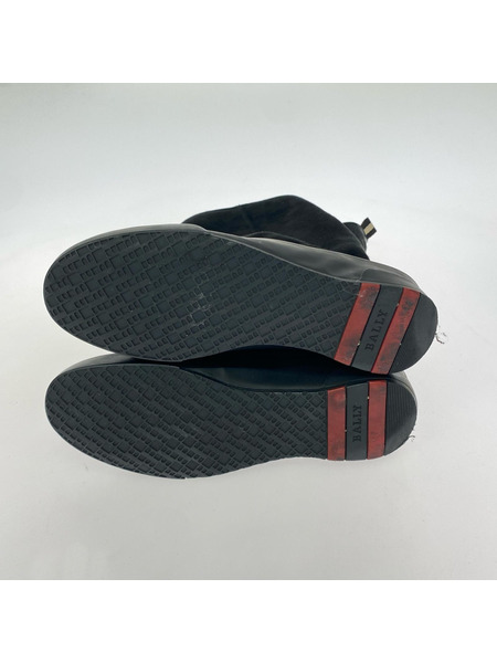 BALLY ブーツ スウェードレザー切替