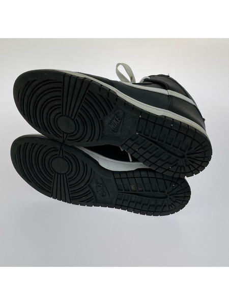 NIKE スニーカー DUNK HI RETRO ホワイト×ブラック 25.5㎝