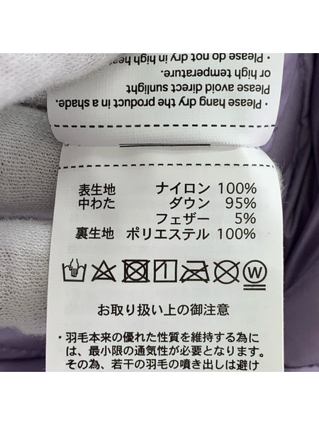 ジャケット TAION EXTRA フーディーインナーダウンセット 紫 (S)