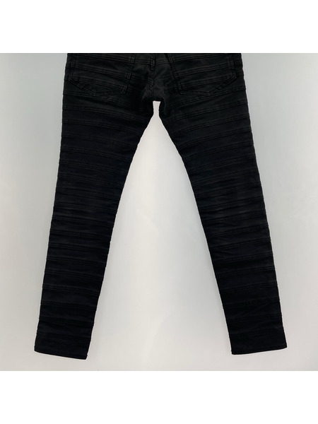 UNDERCOVERISM 13AW 名作 クラストパンツ ハギスキニーパンツ 1 黒 L4504-1