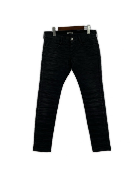 UNDERCOVERISM 13AW 名作 クラストパンツ ハギスキニーパンツ 1 黒 L4504-1