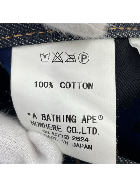 A BATHING APE デニム・ジーンズ チャンピオンデニム M 青