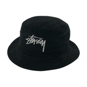 STUSSY/BIG STOCK Bucket Hat/F/Black