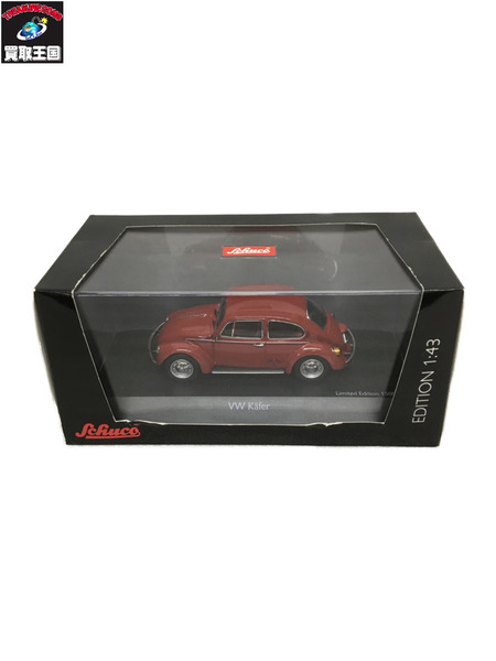 Schuco 1/43 Volkswagen Beetle Samtrote Red