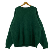 DELUXE ニット・セーター TAKE ID CREWNECK KNIT PULLOVER GREEN