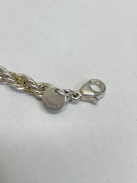 Tiffany＆Co. 925×750 Twist rope Chain Necklace コンビ ロープチェーン