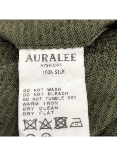 AURALEE 17SS SILK SEERSUCKER スラックスパンツ 5