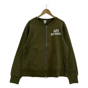 A BATHING APE 90s ジップアップスウェット カーキ