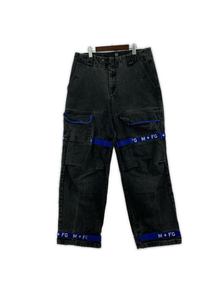 MARITHE + FRANCOIS GIRBAUD パンツ バギーカーゴパンツ 黒 36