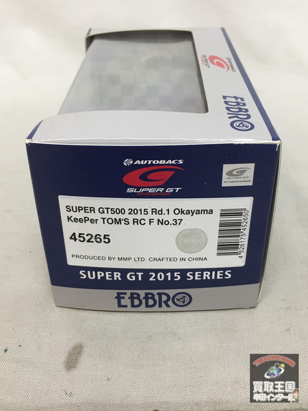 エブロ　1/43 SUPER GT500 2015 Rd.1 TOMS RCF No.37[値下]