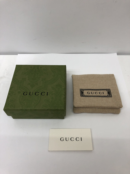 GUCCI シルバーダブルGネックレス