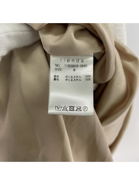 rienda セパレートバックオープンワンピース/ホワイト[値下]