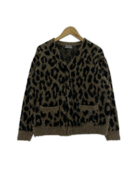 HYSTERIC GLAMOUR レオパードカーディガン M 茶