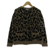 HYSTERIC GLAMOUR レオパードカーディガン M 茶