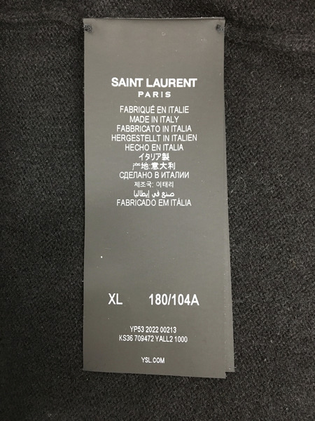 メンズラグ衣料 YSL/カシミヤ100%タートルネックニット/XL/709472/2022年モデル