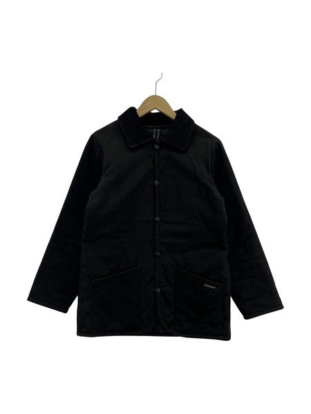 LAVENHAM 内花柄 キルティング ジャケット 黒 (34)[値下]