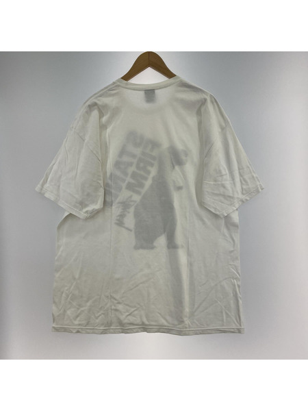 STUSSY STAND FIRM 恐竜Tシャツ 白 XL