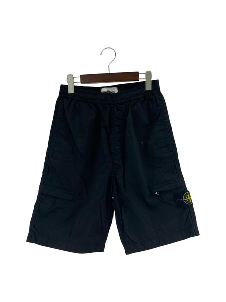 STONE ISLAND ガーメントダイ ナイロンメタル ハーフパンツ