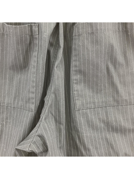 FreshService CORPORATE EASY PANTS ストライプ 紺 F FSW-22-PT_182