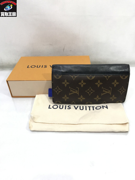 LV ポルトフォイユ・ブラザ モノグラムマカサー ルイヴィトン/長財布