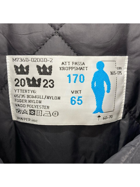 WAIPER ミリタリージャケット スウェーデン軍 M-90 後期型 コールドウェザーパーカー 黒